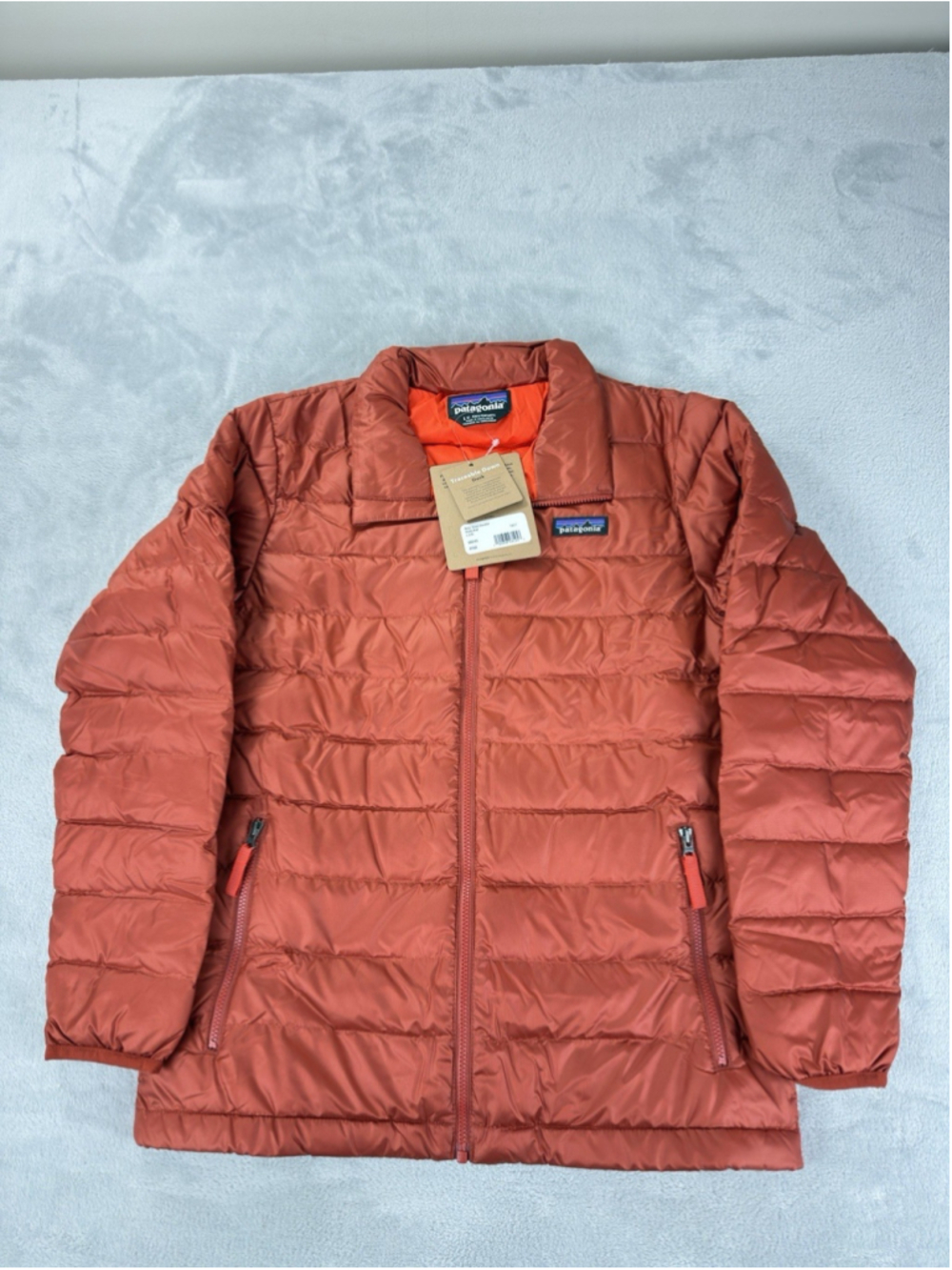 Patagonia Nwt Boys Down Sweater 600 Fill Duck Down Roots Red L/12 68245 Style